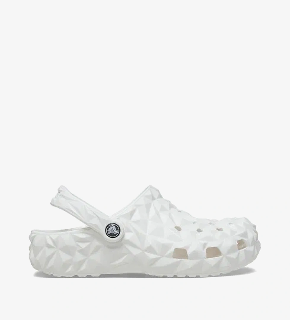 Crocs Classic Geometric Unisex Beyaz Terlik
