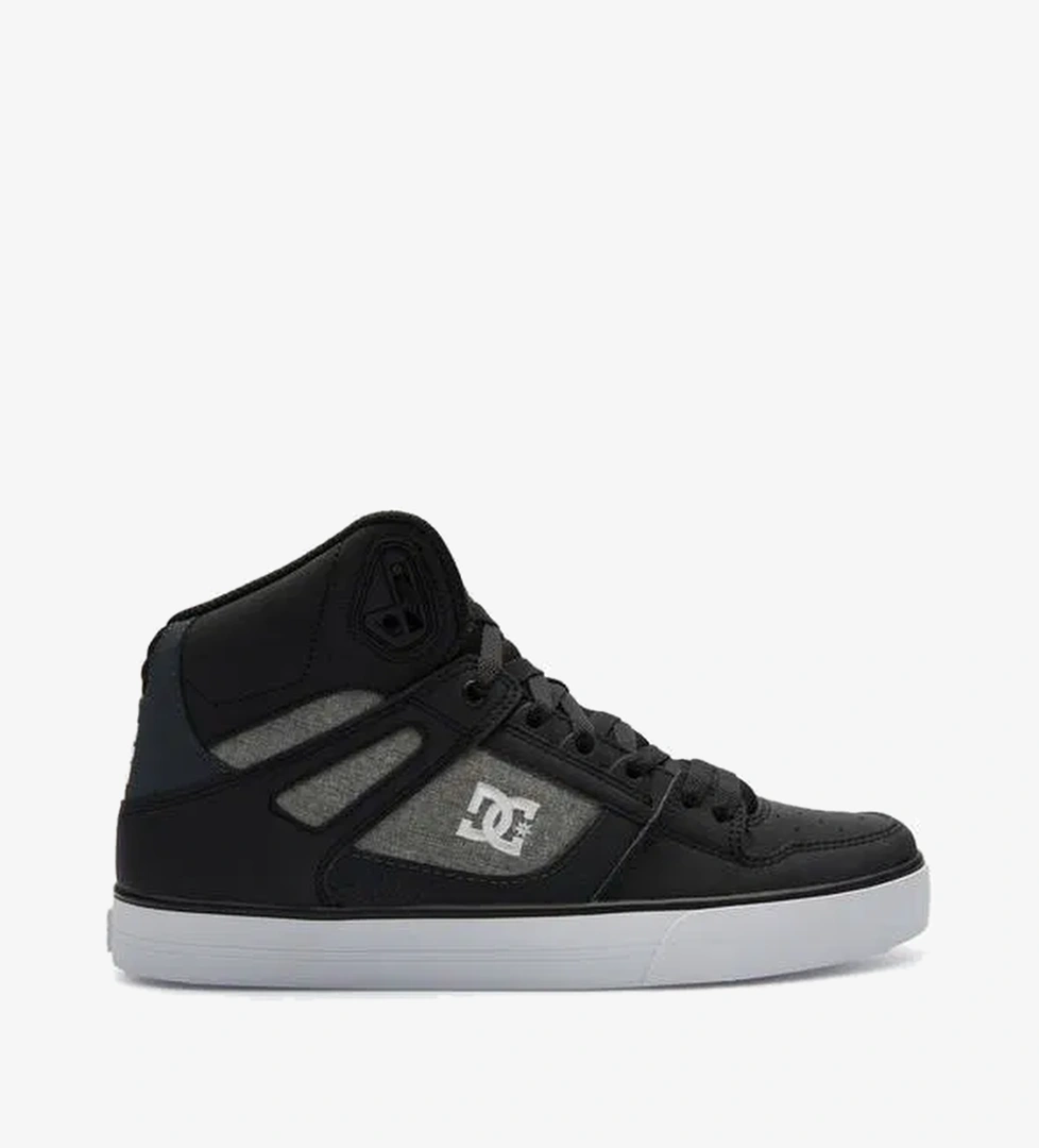Dc Pure High-Top Wc Erkek Siyah Sneaker - Görsel 1