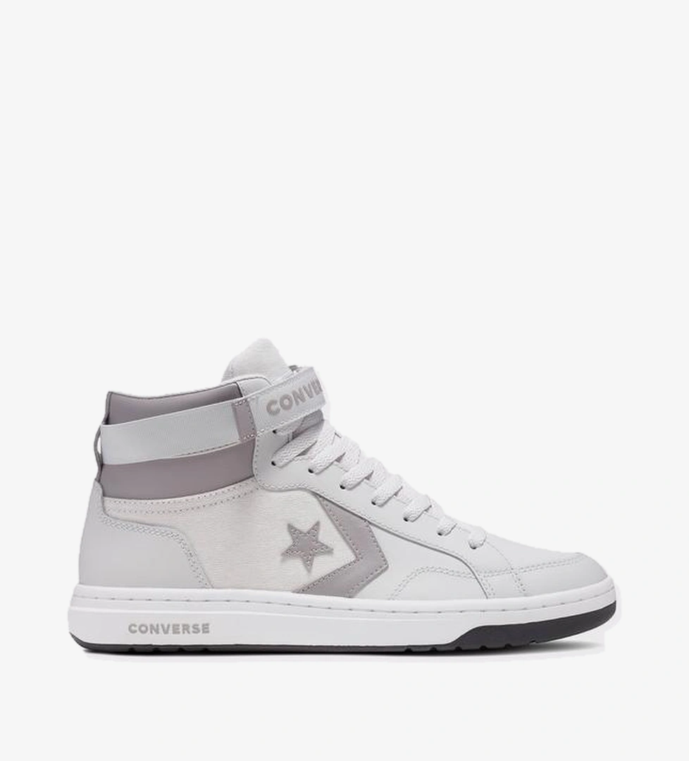Converse Pro Blaze Unisex Gri Deri Sneaker - Görsel 1