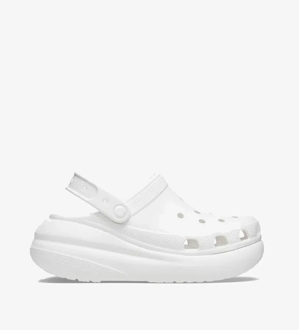 Crocs Classic Crush Quartz Kadın Beyaz Terlik - Görsel 1