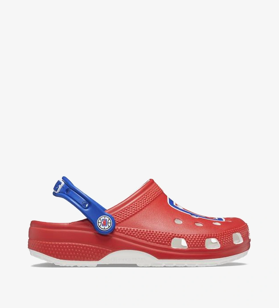 Crocs NBA LA Clippers Classic Clog Erkek Kırmızı Terlik - Görsel 1
