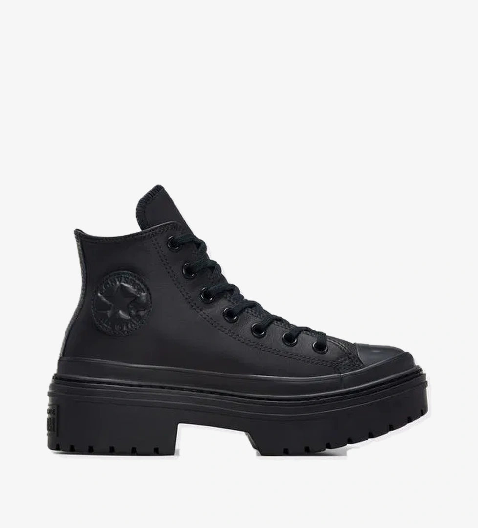 Converse Chuck Taylor All Star Lugged Heel Unisex Siyah Deri Platform Sneaker