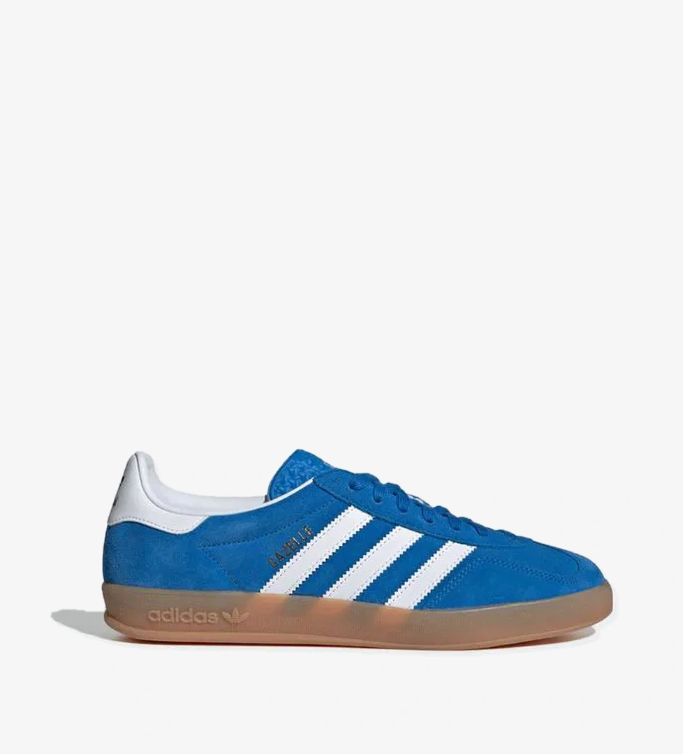 adidas Gazelle Indoor Unisex Mavi Spor Ayakkabı - Görsel 1