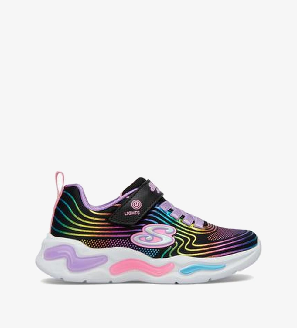 Skechers Skechers Wavy Beams Bebek Çocuk Siyah/çoklu Spor Ayakkabı model görseli
