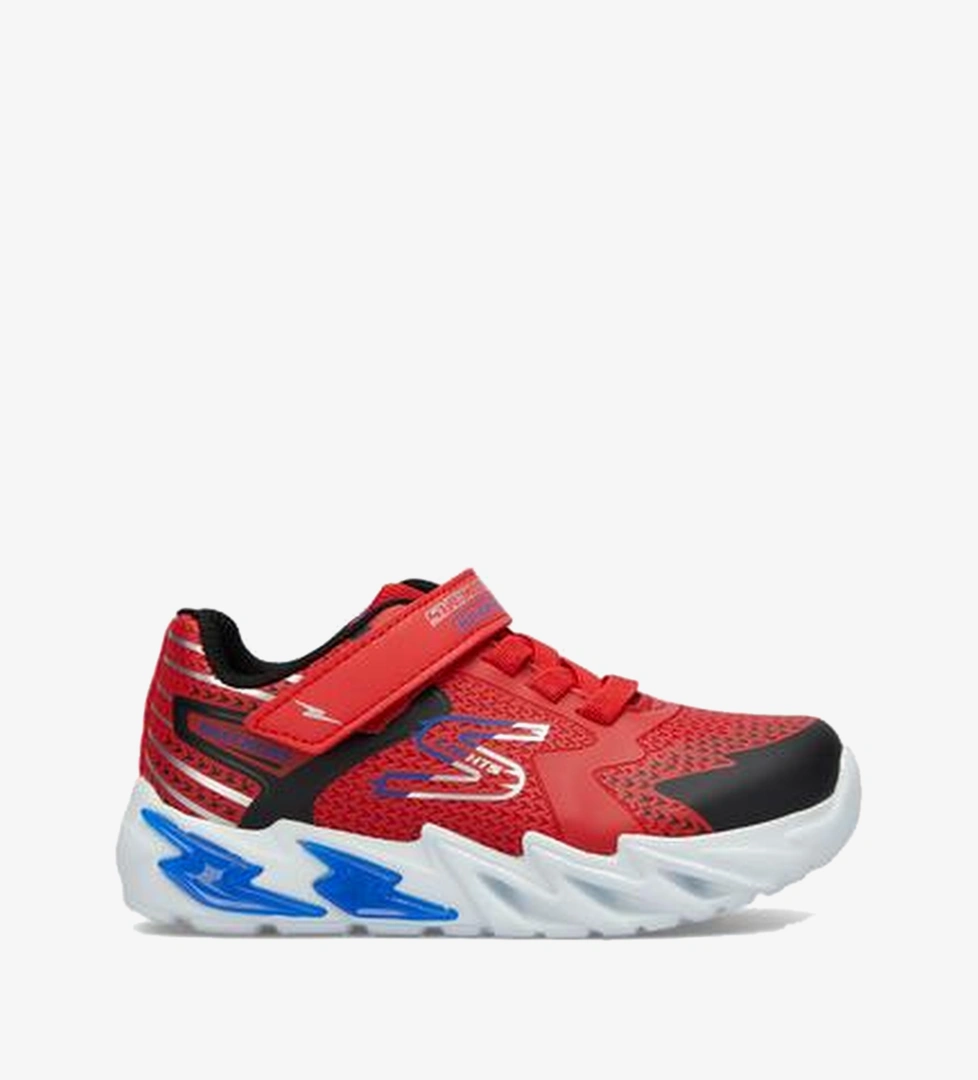 Skechers Flex-Glow Bolt Bebek Kırmızı/Siyah Spor Ayakkabı