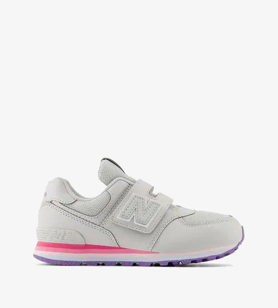 New Balance 574 Çocuk Gri Spor Ayakkabı - Görsel 1