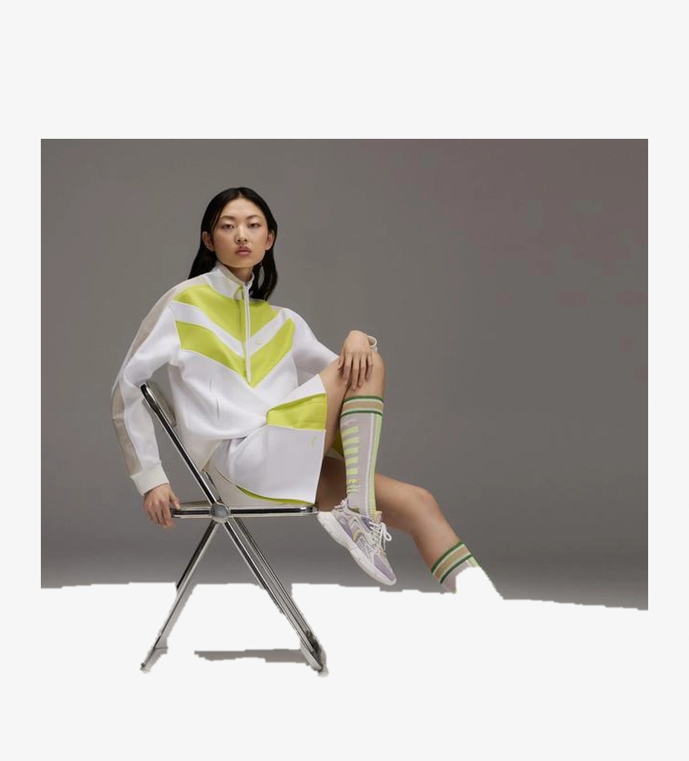 Lacoste L003 Neo Kadın Mor/Beyaz Sneaker