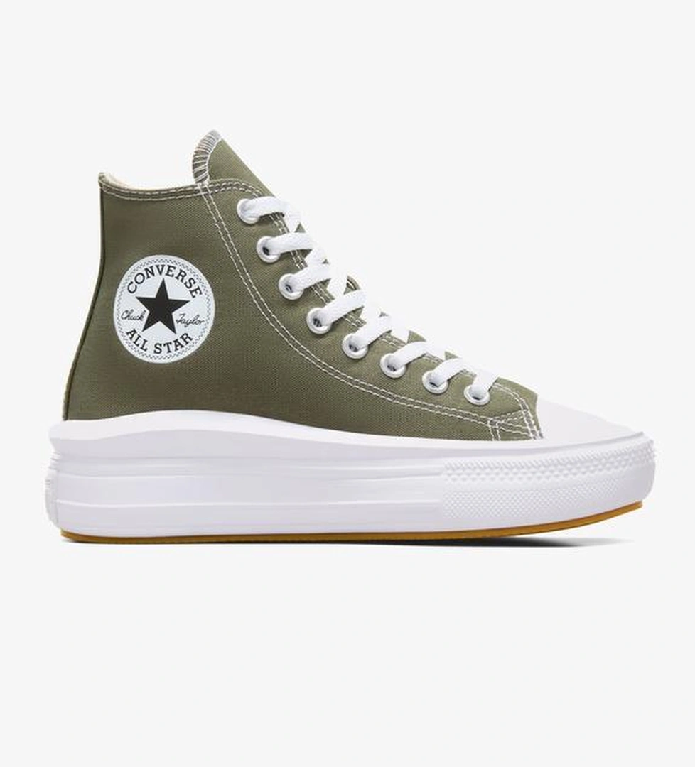 Converse Chuck Taylor All Star Move Platform Unisex Haki Sneaker