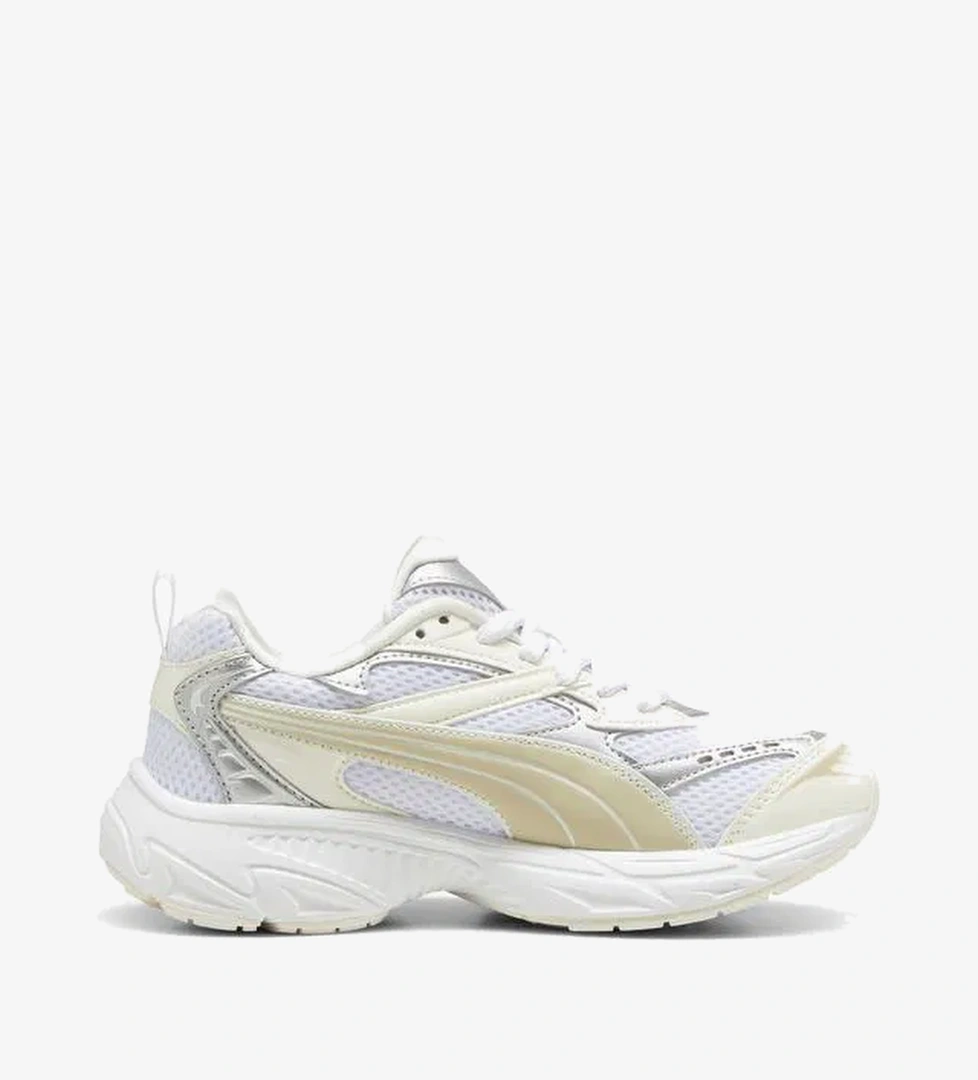 Puma Morphic Metallic Wns Kadın Krem Spor Ayakkabı