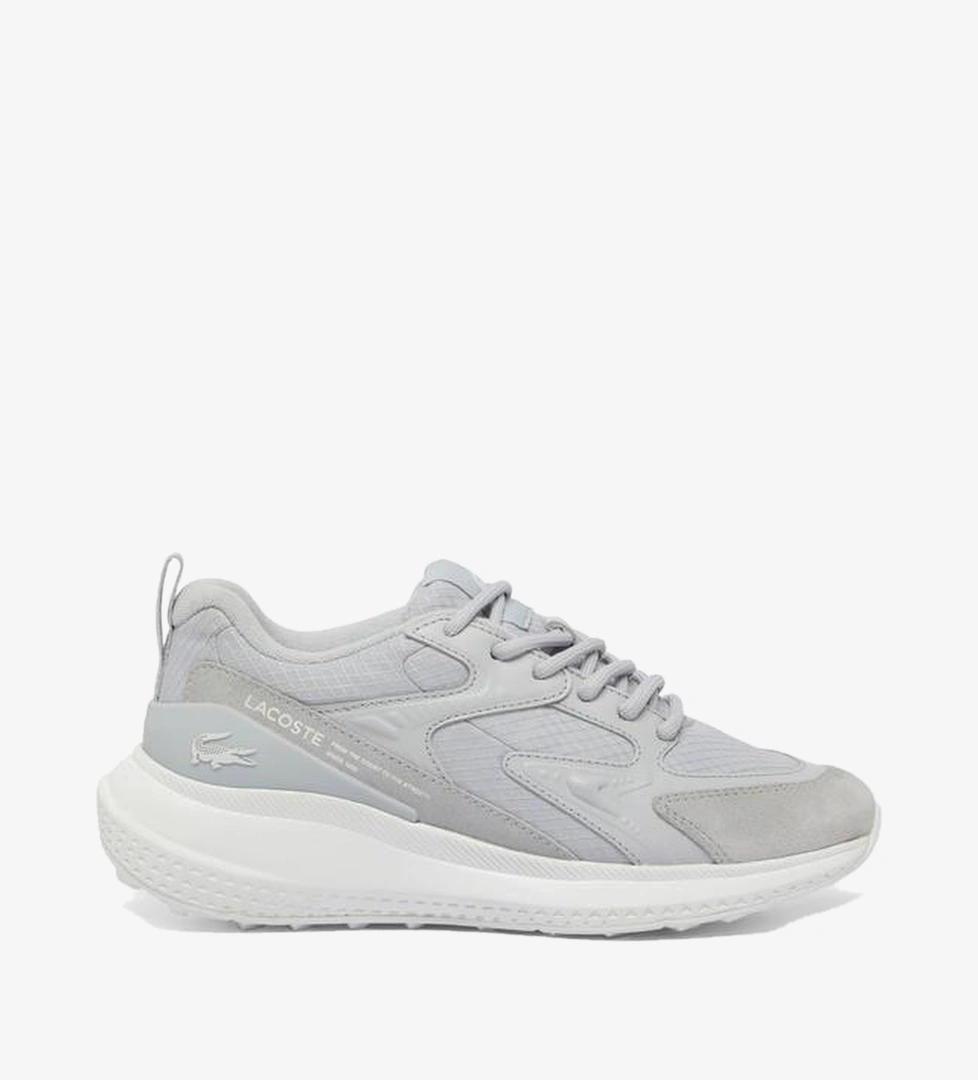Lacoste L003 Evo Kadın Gri/Beyaz Sneaker
