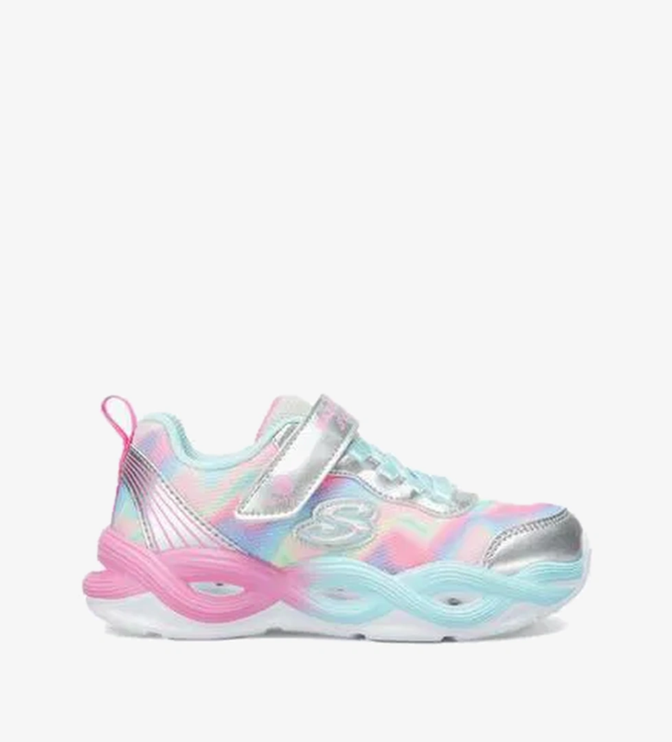 Skechers Twisty Glow Çocuk Gri Spor Ayakkabı - Görsel 1