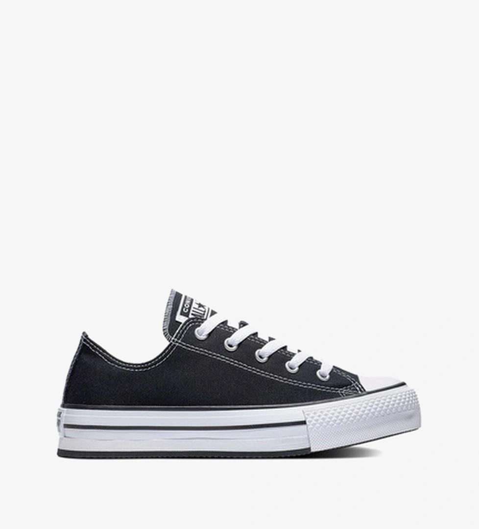 Converse Chuck Taylor All Star Eva Lift Canvas Platform Çocuk Siyah Sneaker