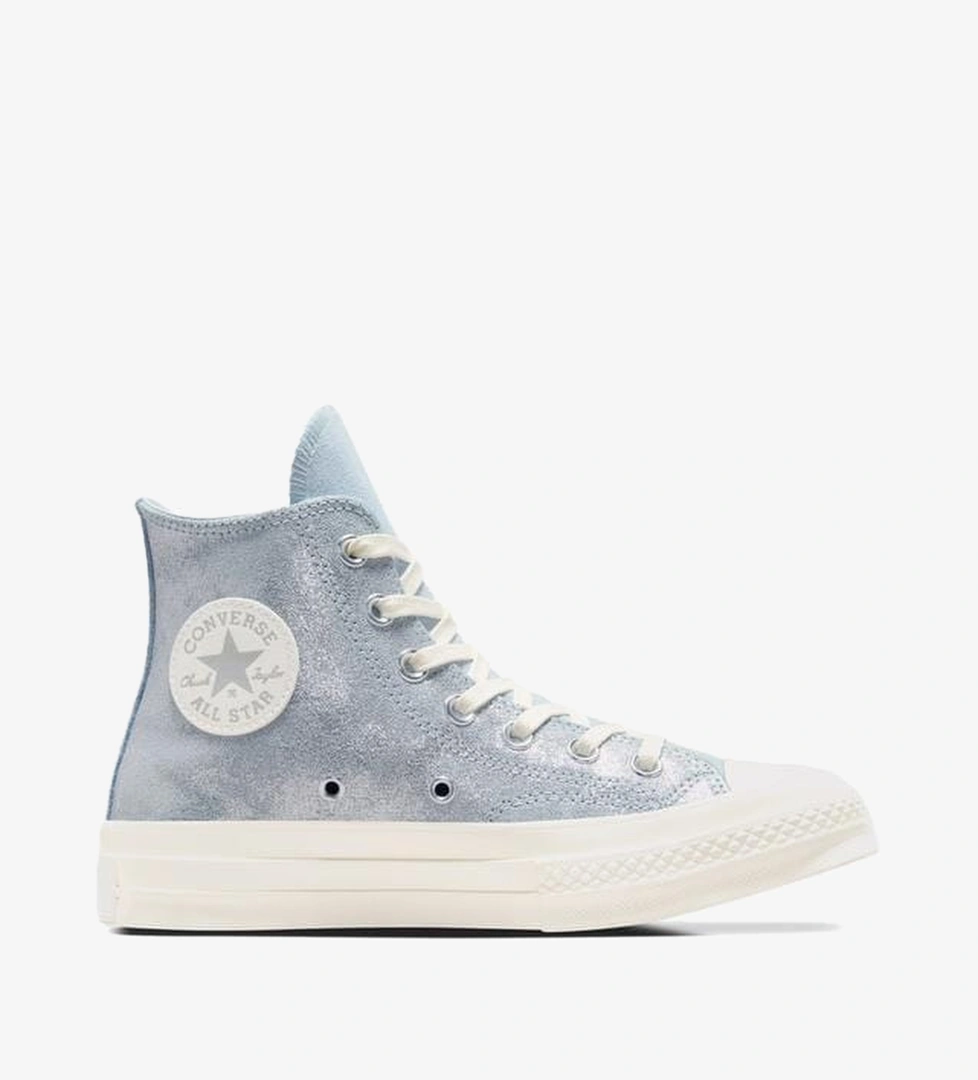 Converse Chuck 70 Suede Shimmer Unisex Mavi Süet Sneaker