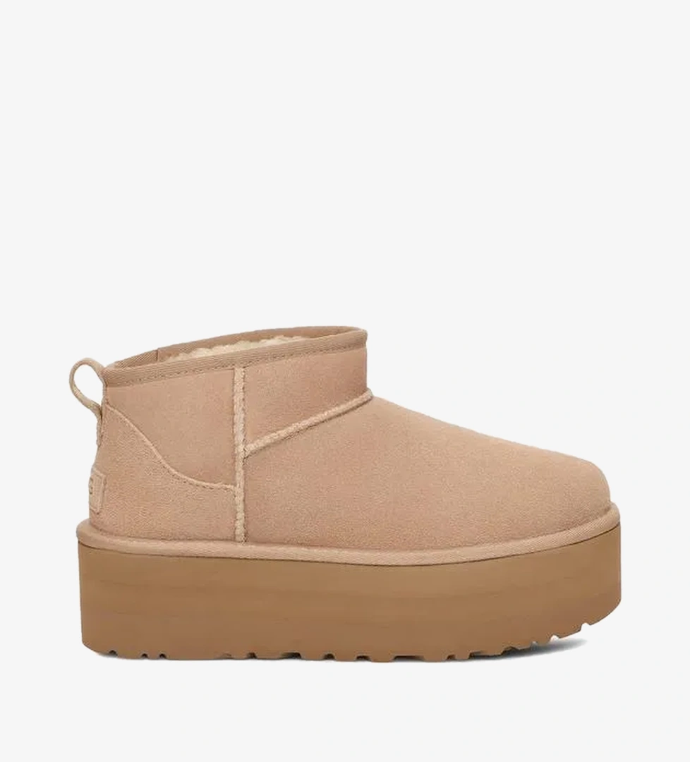 Ugg Bej Ugg Classic Ultra Mini Platform