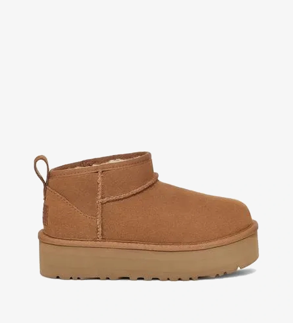 Ugg Kahverengi Ugg Classic Ultra Mini Platform Çocuk Bot