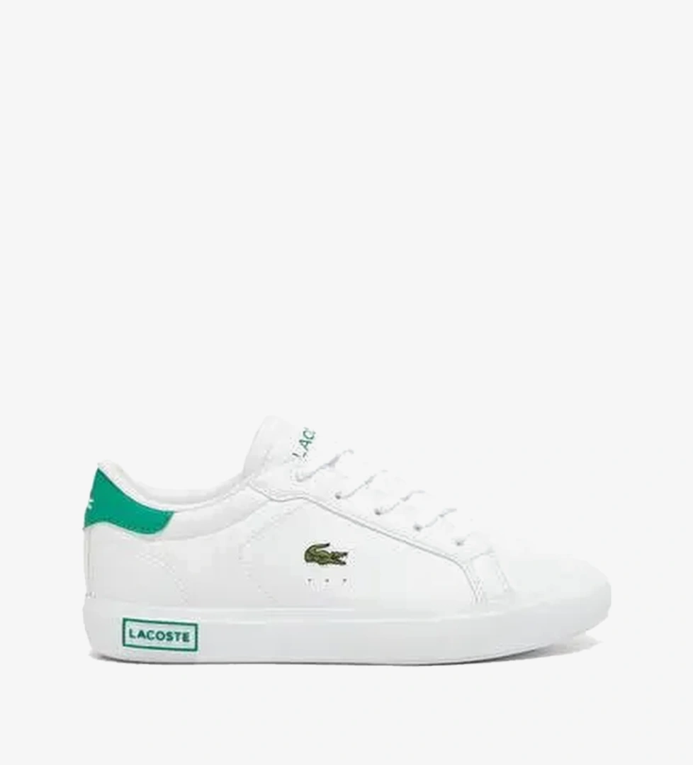 Lacoste Powercourt Bebek Beyaz/Yeşil Sneaker