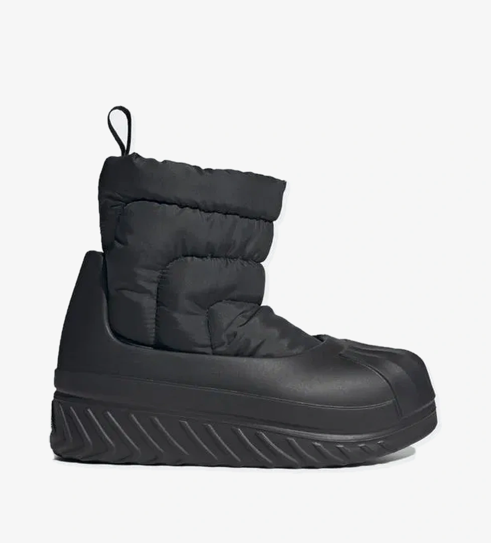 adidas Adifom Superstar Winter Kadın Siyah Bot - Görsel 1