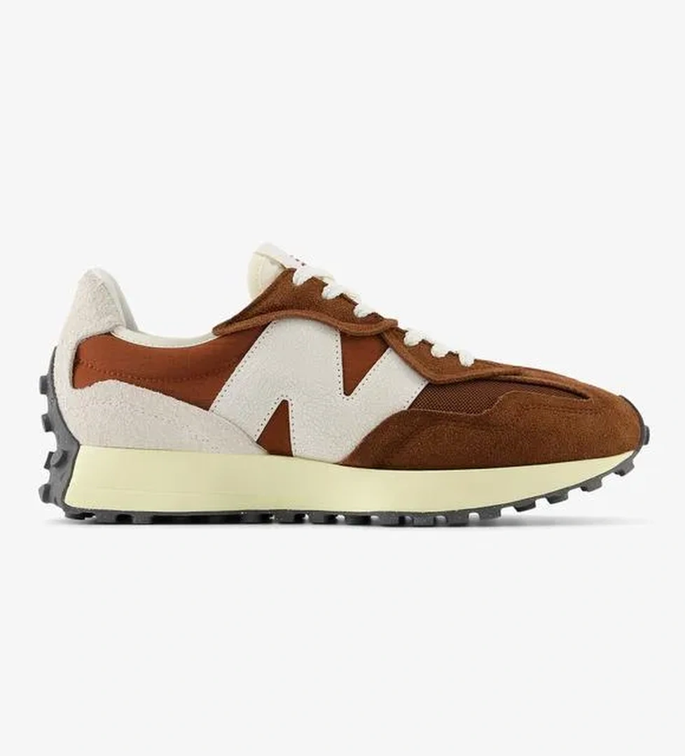 New Balance 327 Unisex Kahverengi Spor Ayakkabı - Görsel 1
