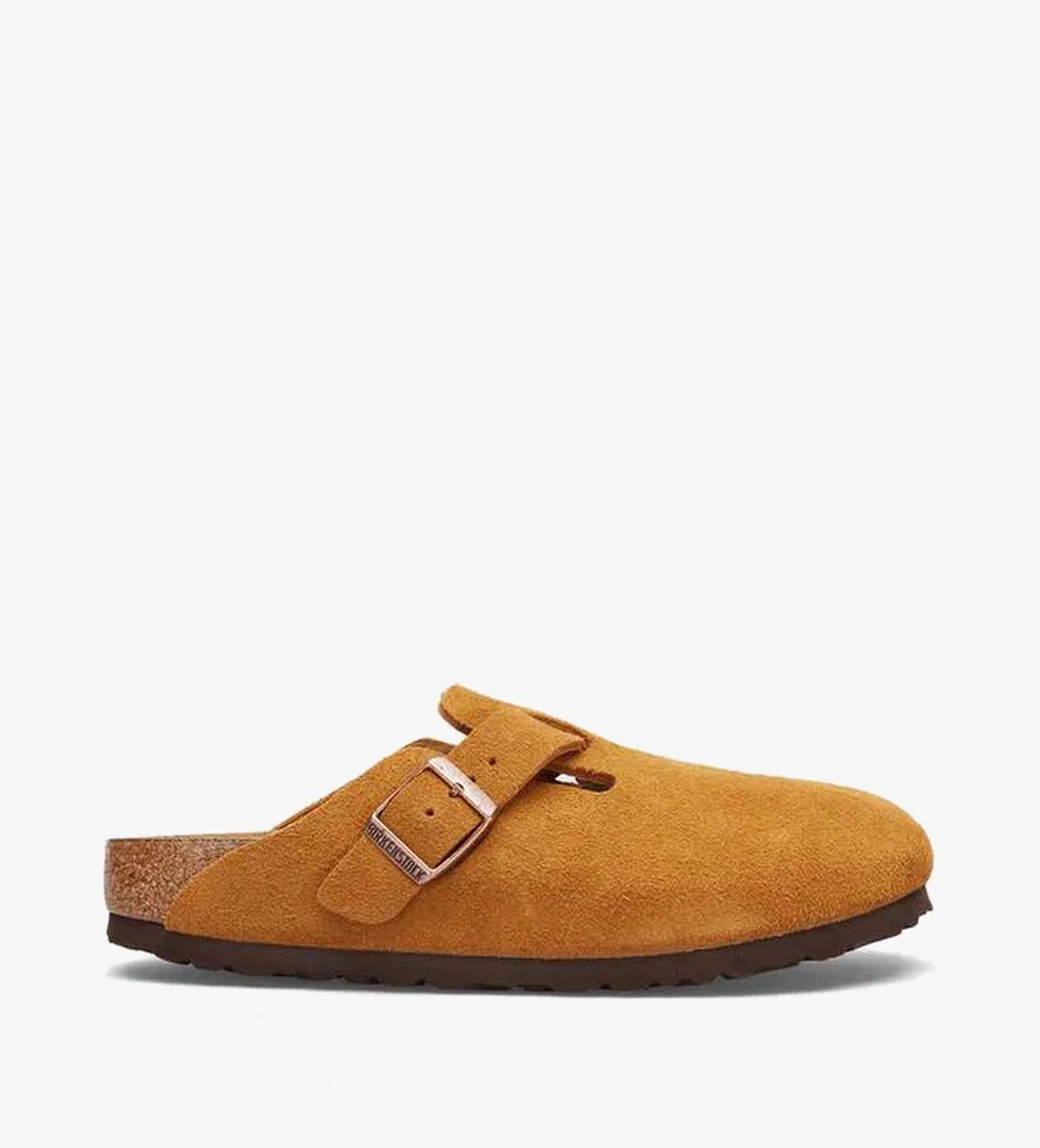 Birkenstock Boston Sfb Vl Unisex Kahverengi Terlik - Görsel 1