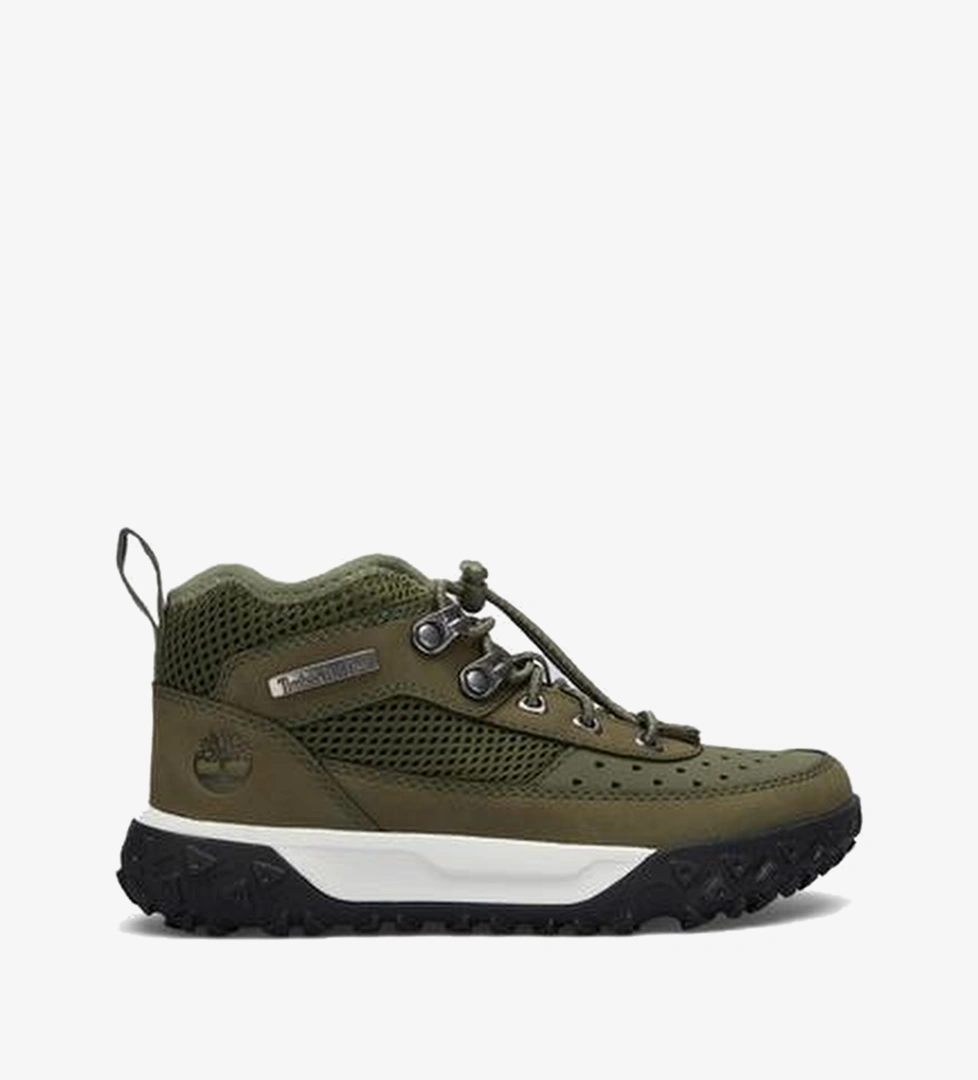 Timberland Yeşil Timberland Greenstride Motion 6 Mid Lace Up Çocuk Outdoor Ayakkabı