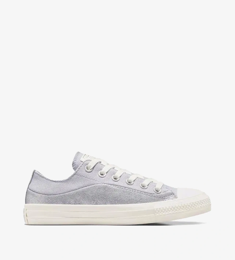 Converse Chuck Taylor All Star Suede Shimmer Unisex Lila Deri Sneaker