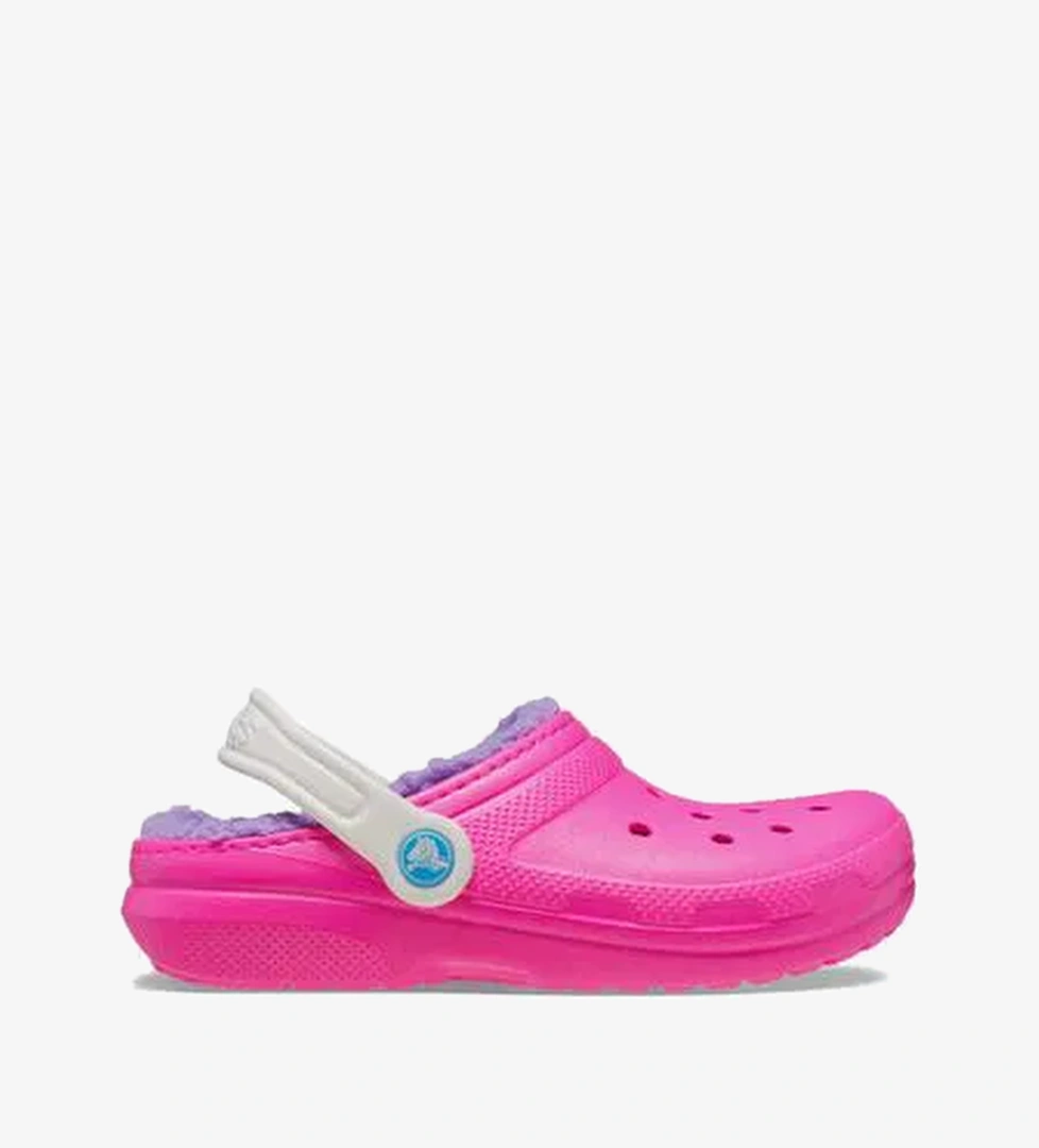 Crocs Classic Lined Clog Çocuk Pembe Terlik