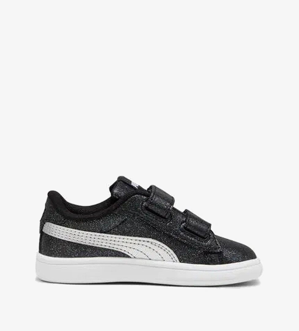 Puma Smash 3.0 Glitz Glam Bebek Siyah Simli Spor Ayakkabı