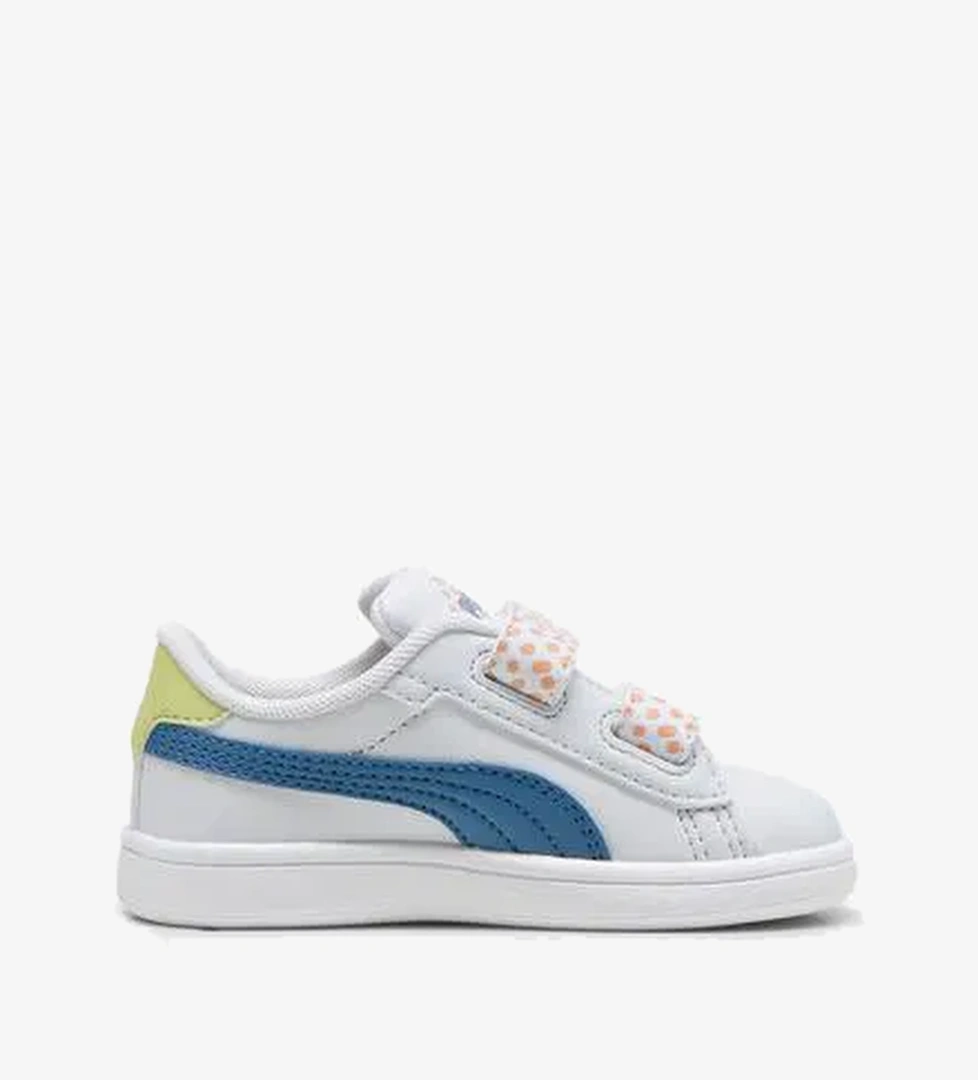 Puma Smash 3.0 FC Bebek Beyaz Spor Ayakkabı - Görsel 1