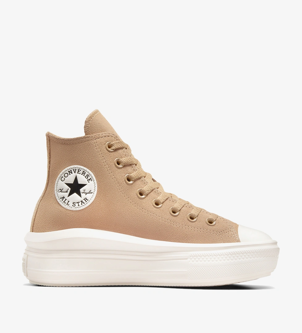 Converse Chuck Taylor All Star Move Platform Unisex Kahverengi Süet Sneaker