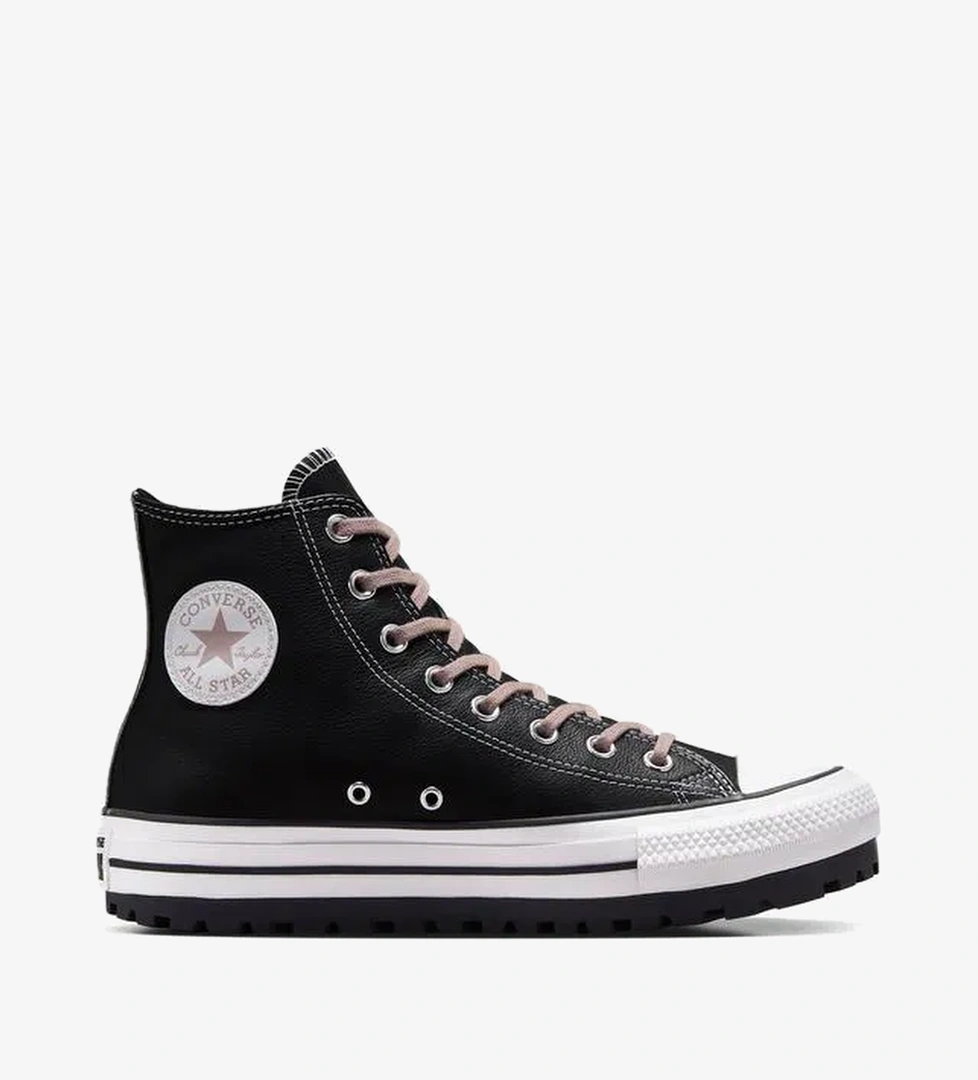 Converse Chuck Taylor All Star City Trek Su Geçirmez Unisex Siyah Deri Bot