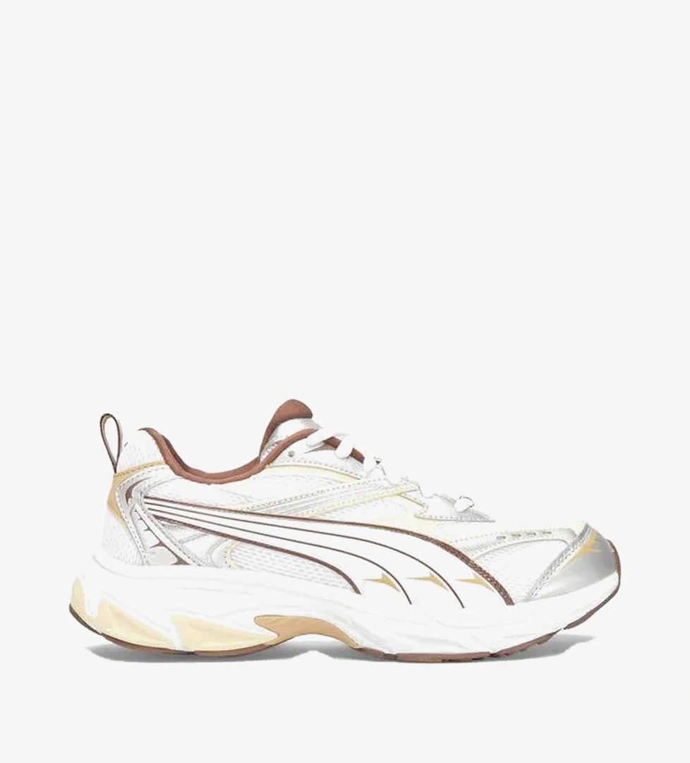 Puma Morphic Unisex Beyaz Kahverengi Spor Ayakkabı