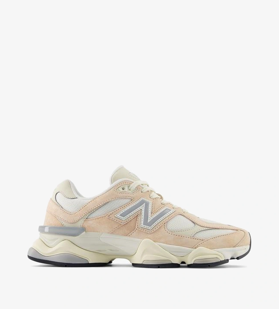 New Balance 9060 Unisex Krem Spor Ayakkabı - Görsel 1