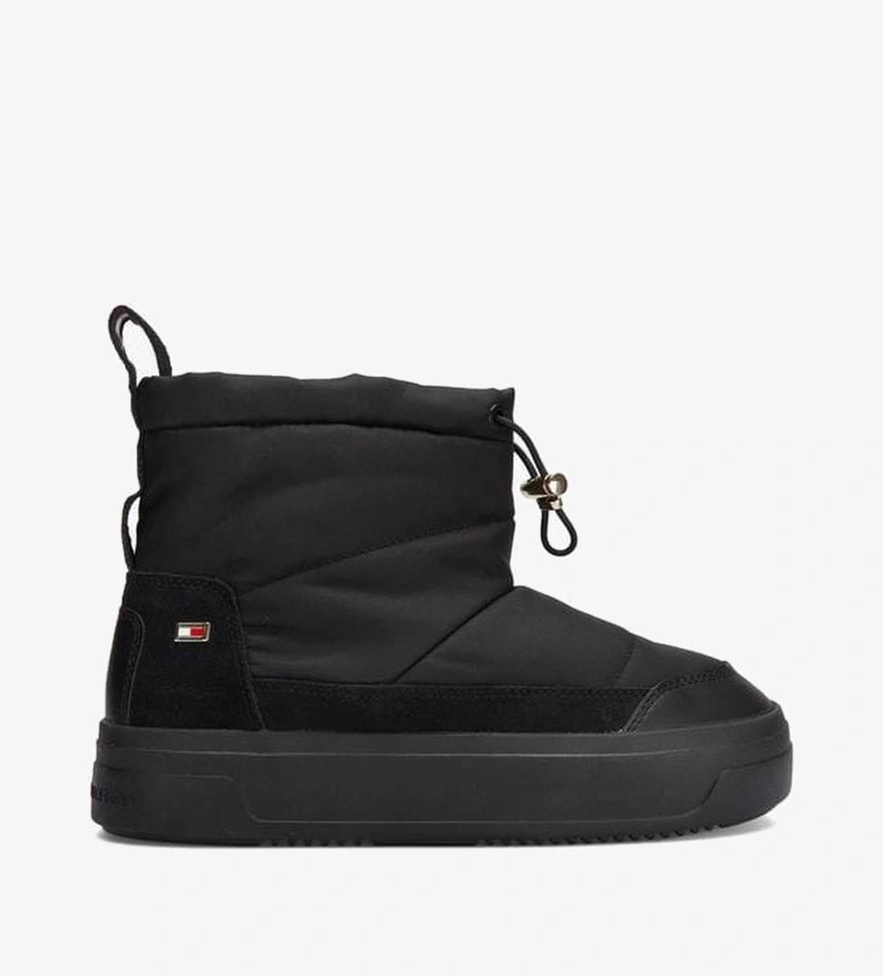 Tommy Hilfiger Flag Kadın Siyah Bot