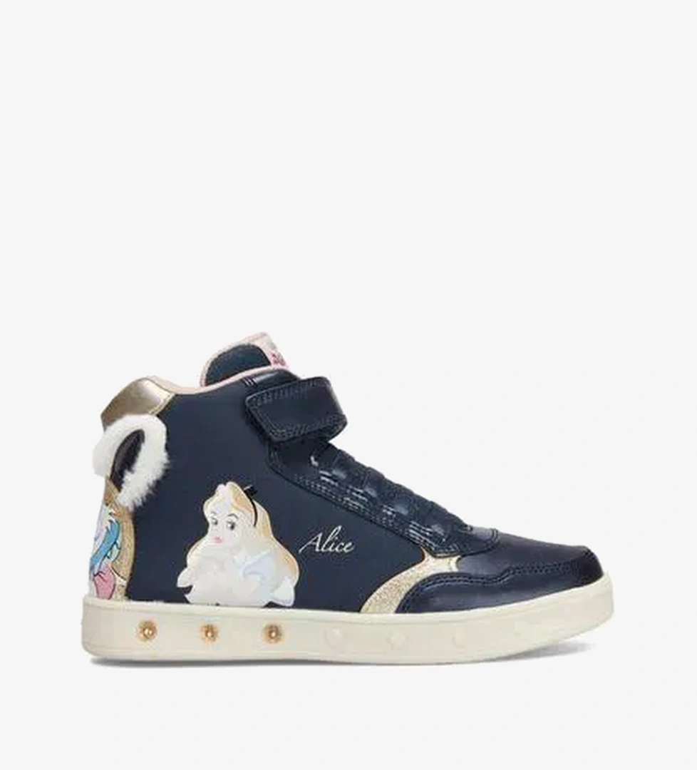 Geox J Skylin G. G Çocuk Lacivert Sneaker - Görsel 1