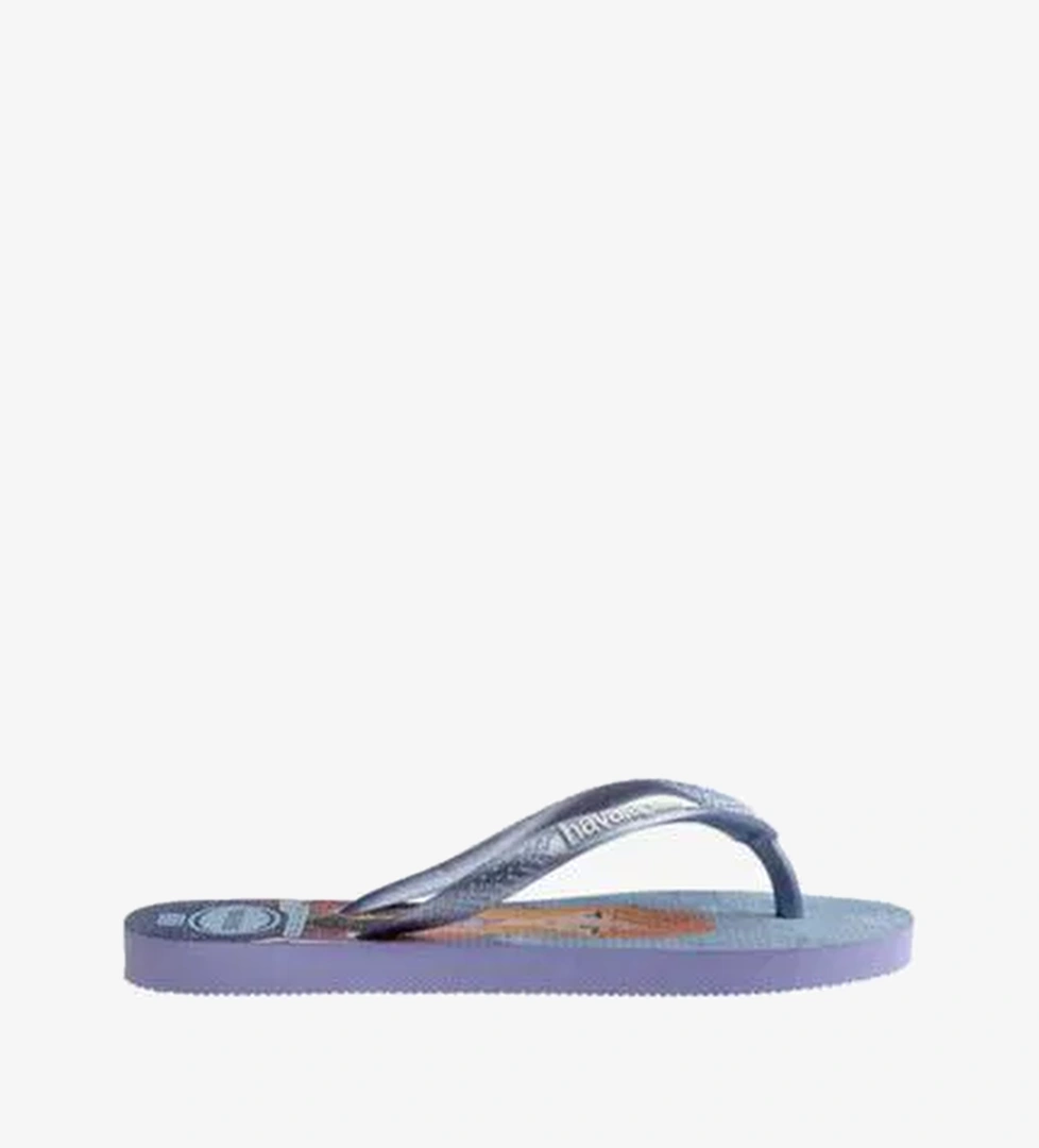 Havaianas Slim Princess Çocuk Mor Terlik - Görsel 1