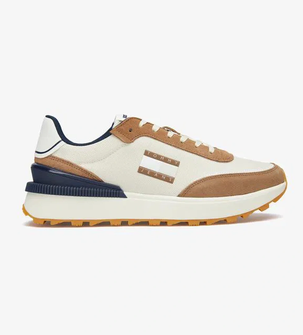 Tommy Jeans Technical Erkek Kahverengi Spor Ayakkabı - Görsel 1