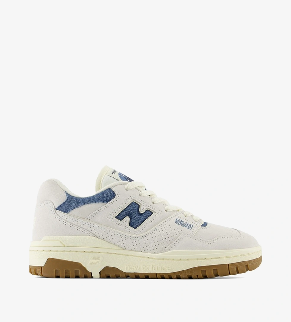 New Balance 550 Kadın Beyaz Spor Ayakkabı - Görsel 1