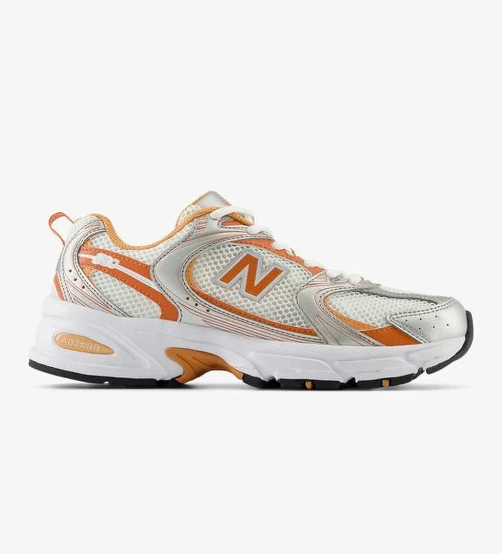New Balance 530 Unisex Turuncu Beyaz Spor Ayakkabı - Görsel 1