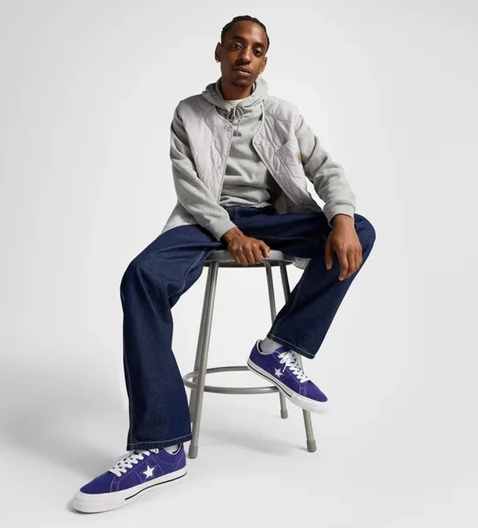 Converse One Star Pro Unisex Mor Süet Sneaker