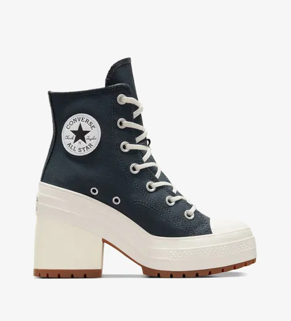 Converse Chuck 70 De Luxe Heel Unisex Siyah Platform Sneaker
