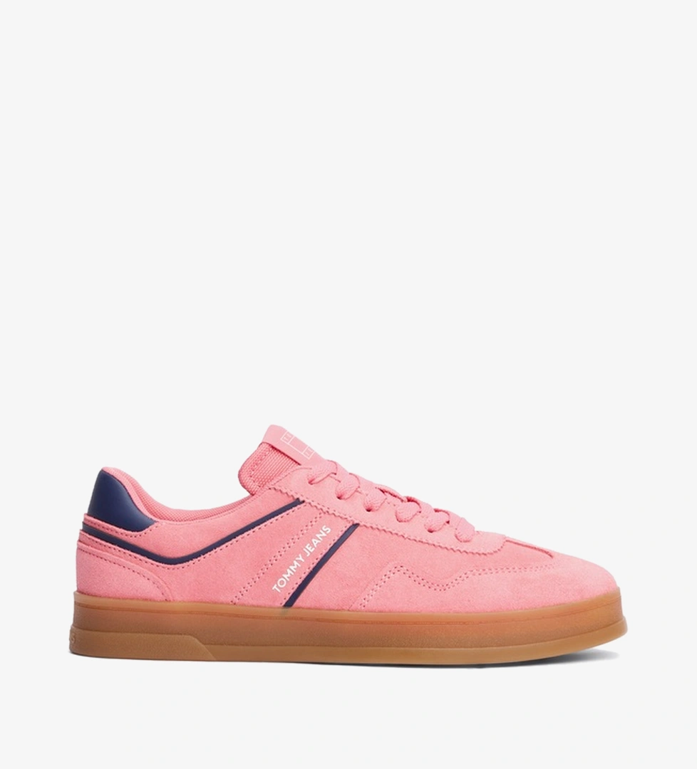 Tommy Hilfiger Tommy Hilfiger The Greenwich Suede Kadın Pembe Sneaker SuperStep'te! Pembe - 1. görsel