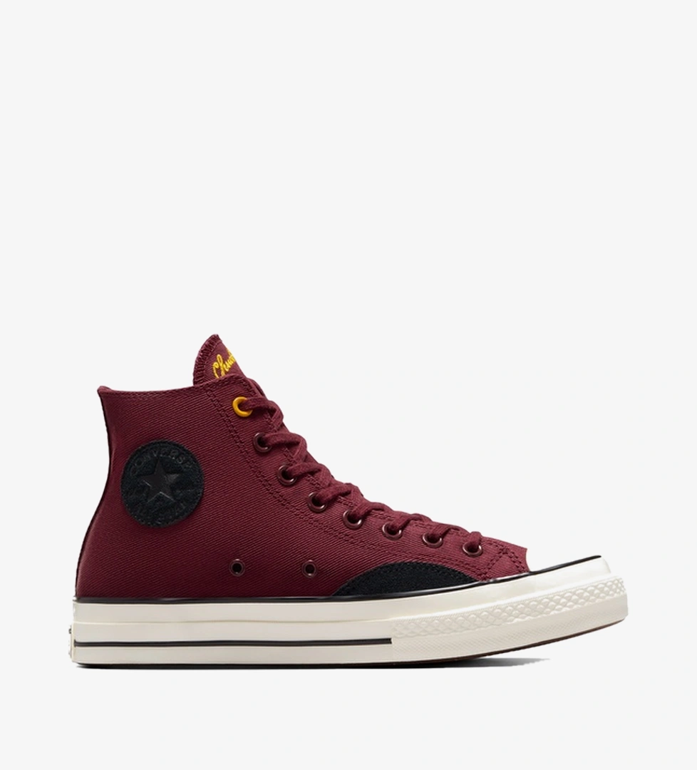Converse Converse Chuck 70 Mixed Materials Unisex Bordo Sneaker SuperStep'te! Belirsiz - 1. görsel