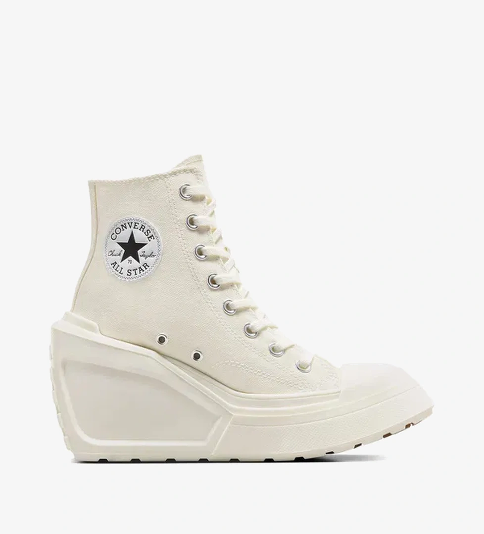 Converse Chuck 70 De Luxe Wedge Kadın Krem Ayakkabı
