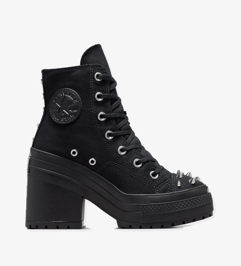 Converse Converse Chuck 70 De Luxe Heel Platform Studded Kadın Siyah Sneaker Superstep'te! Siyah - 1. görsel