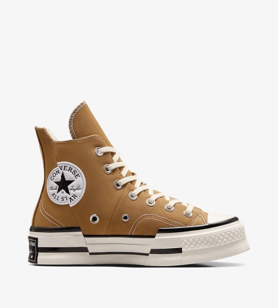 Converse Chuck 70 Plus Unisex Kahverengi Platform Sneaker