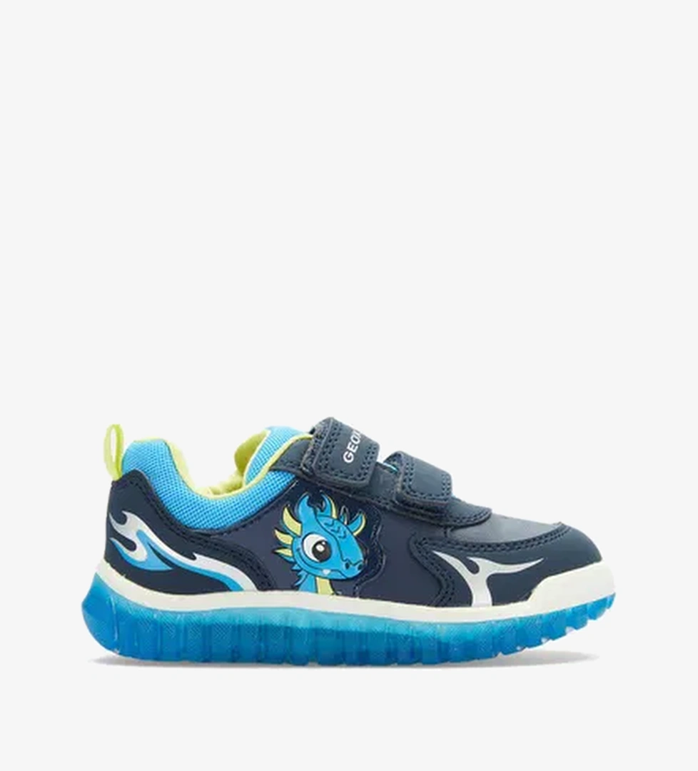 Geox Lightyloo Bebek Lacivert Sneaker - Görsel 1