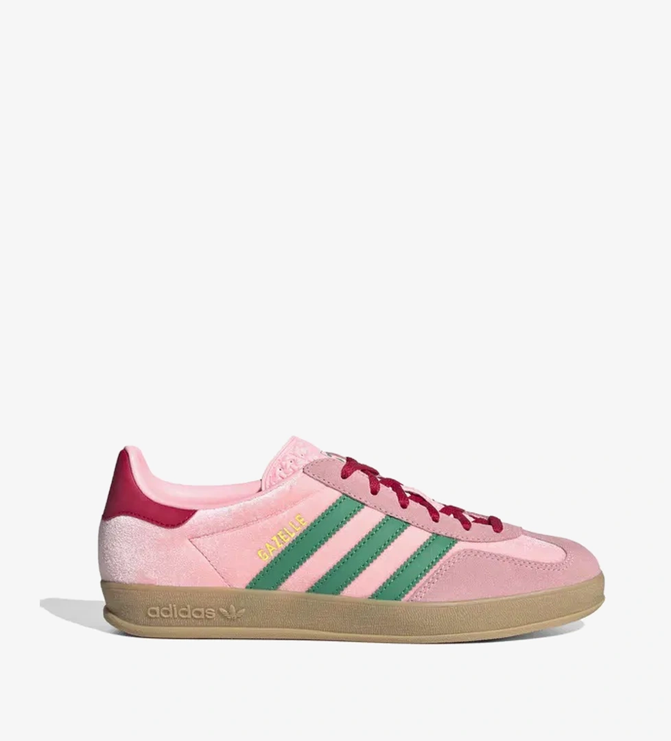 adidas Gazelle Indoor Kadın Pembe Spor Ayakkabı - Görsel 1