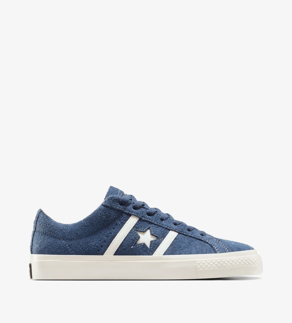 Converse One Star Academy Pro Unisex Lacivert Süet Sneaker