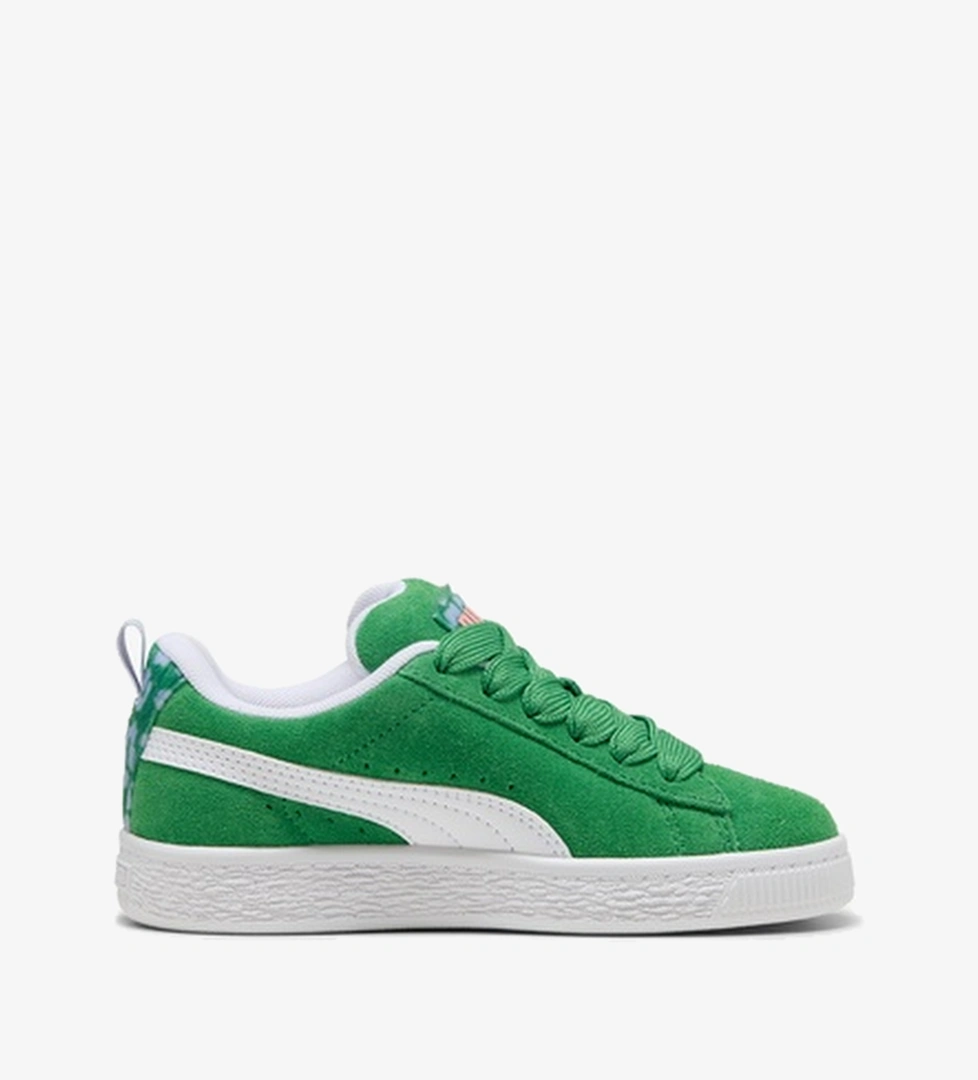 Puma Suede Xl Cats Club Ps Çocuk Yeşil Spor Ayakkabı - Görsel 1