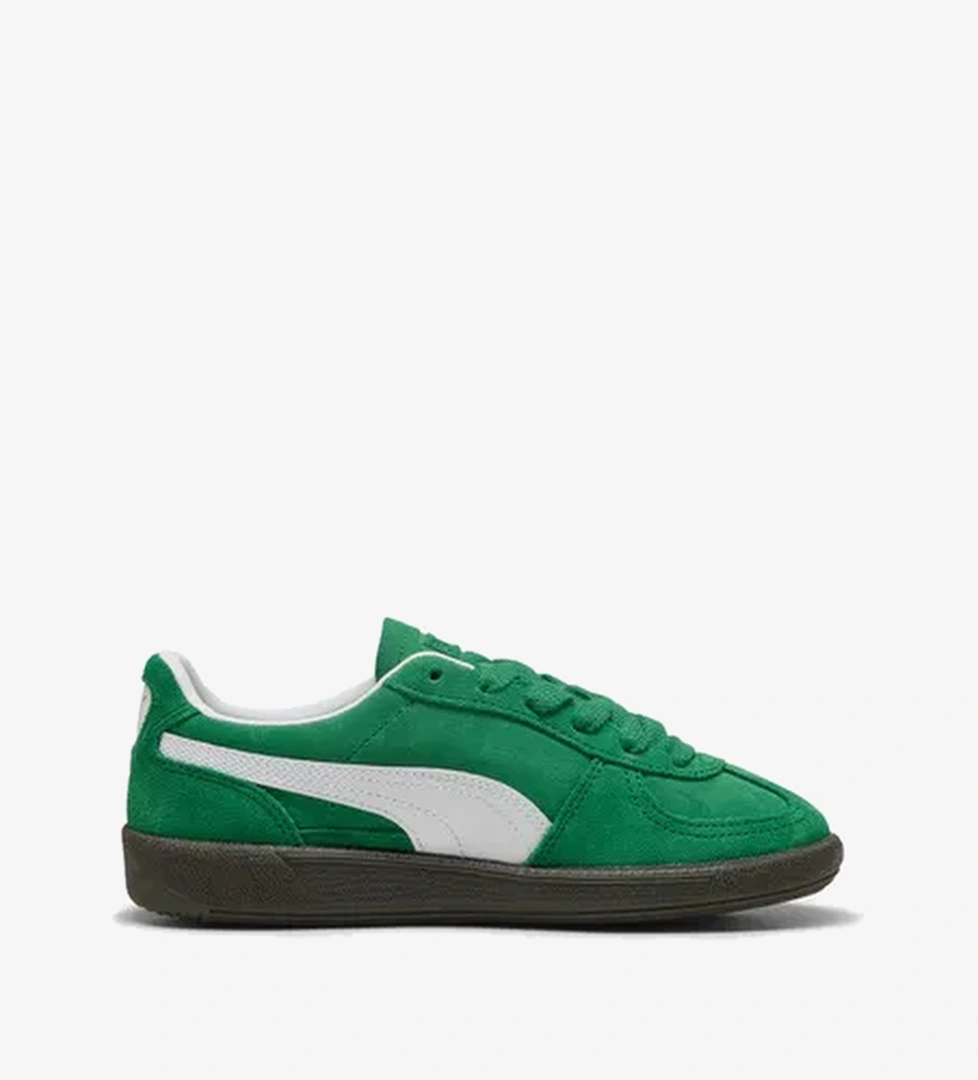 Puma Palermo Çocuk Yeşil Spor Ayakkabı - Görsel 1